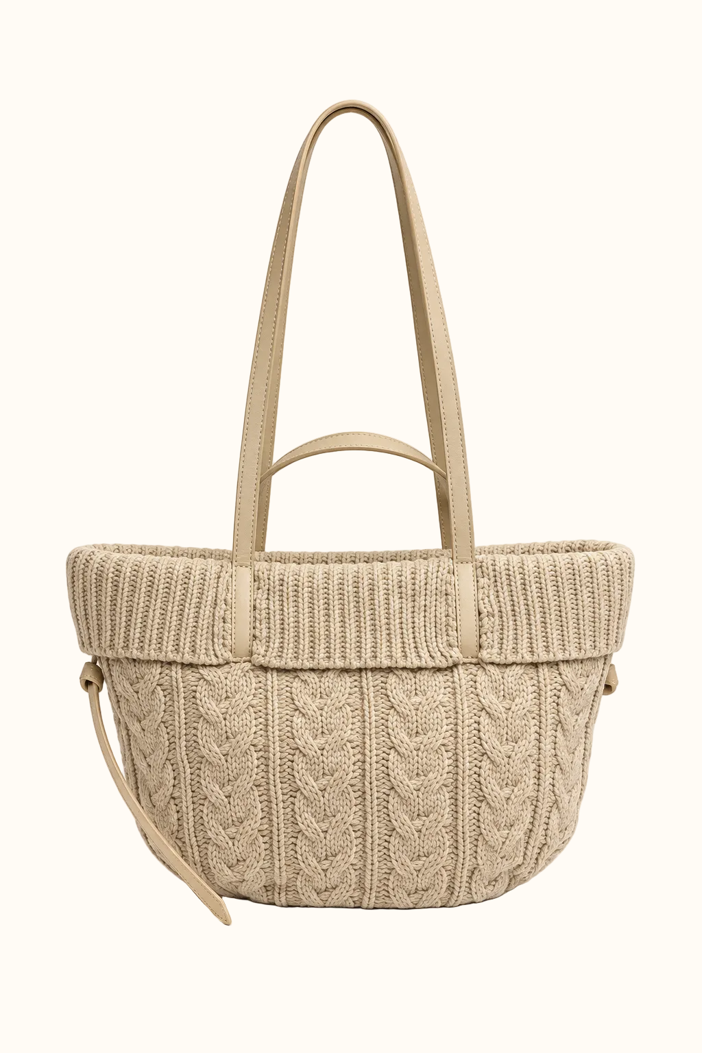 The Vita –Knit Leather Tote