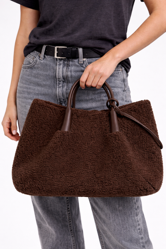 THE ARETHRA–Large Sherpa Tote