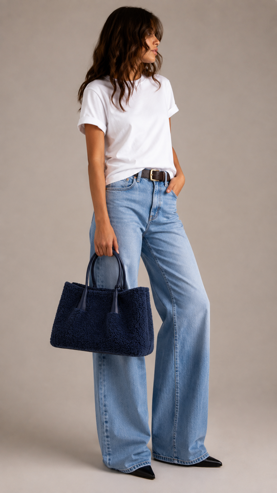 THE ARETHRA–Large Sherpa Tote