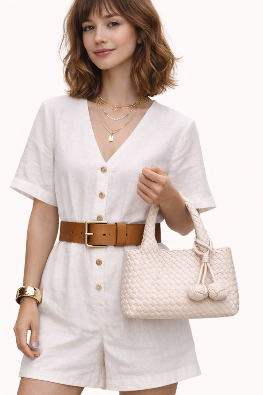 THE MAGNOLIA –Woven Small Bag