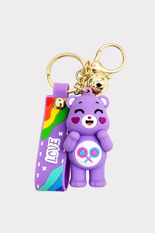 Rainbow Bear – Keychain