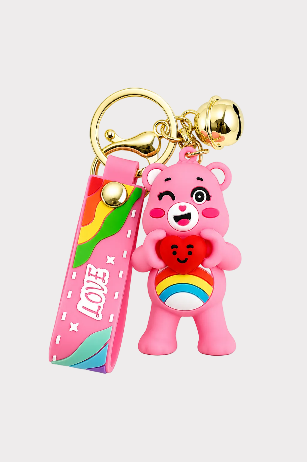 Rainbow Bear – Keychain