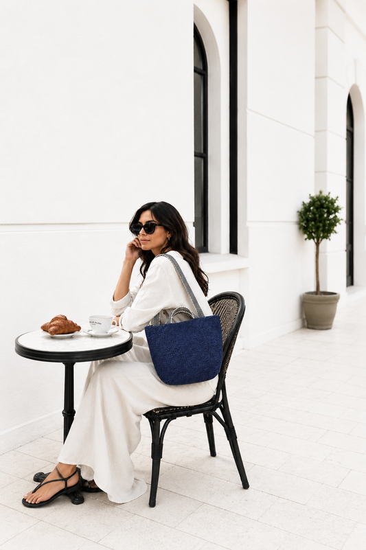 The Beia –Small Raffia Tote