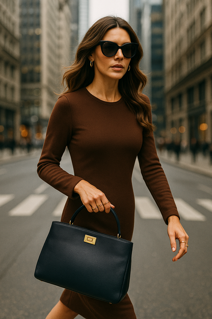 THE LYDIA – Leather Top-Handle or Crossbody Bag