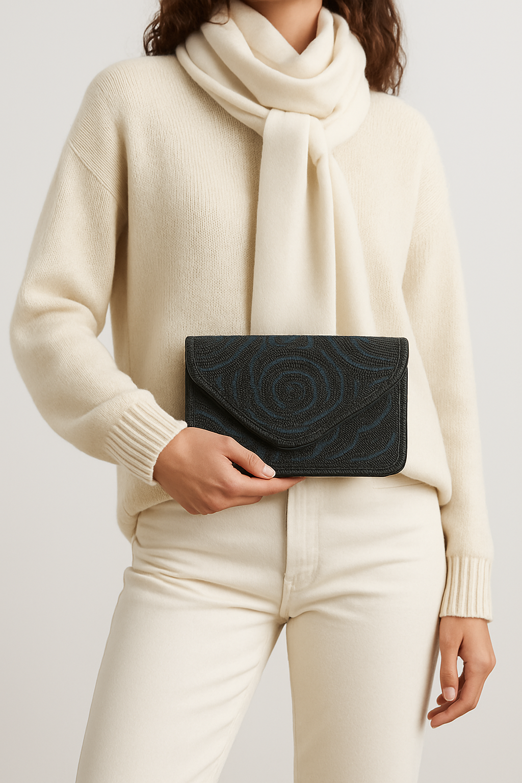 THE ROSE – Beaded Clutch