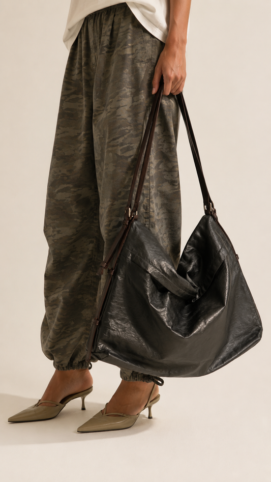 The Natalie –Large Nylon Messenger Bag