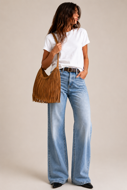 The Pauline –Medium Fringe Bag