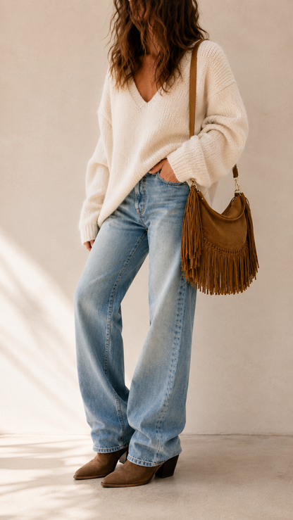 The Vera –Suede Fringe