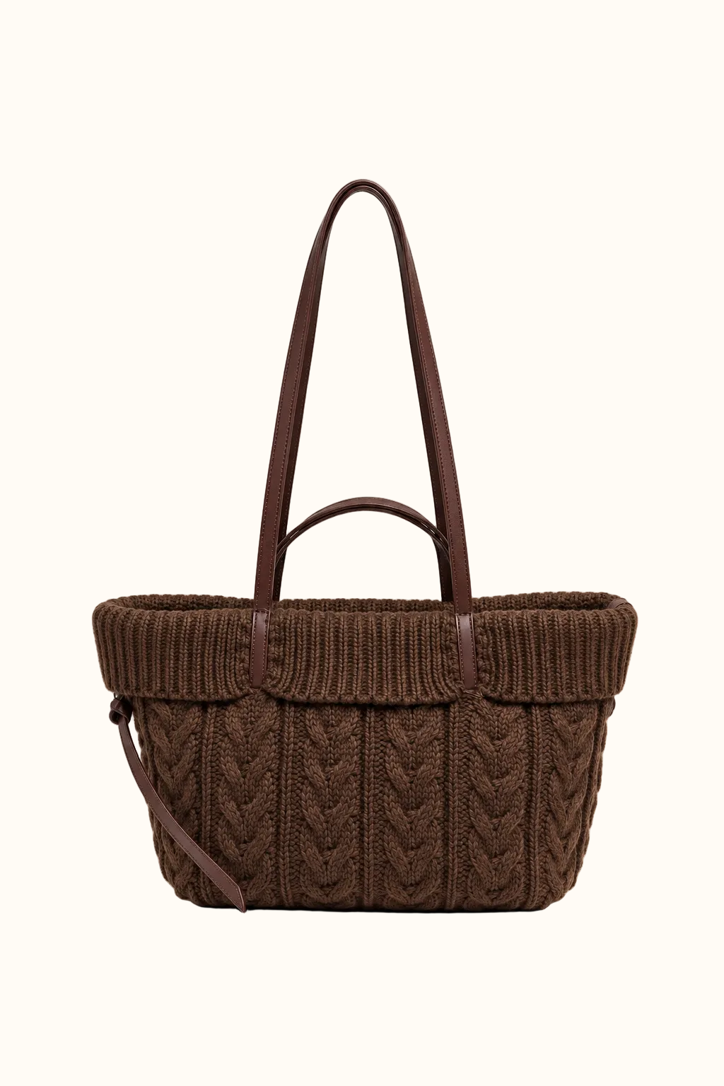 The Vita –Knit Leather Tote