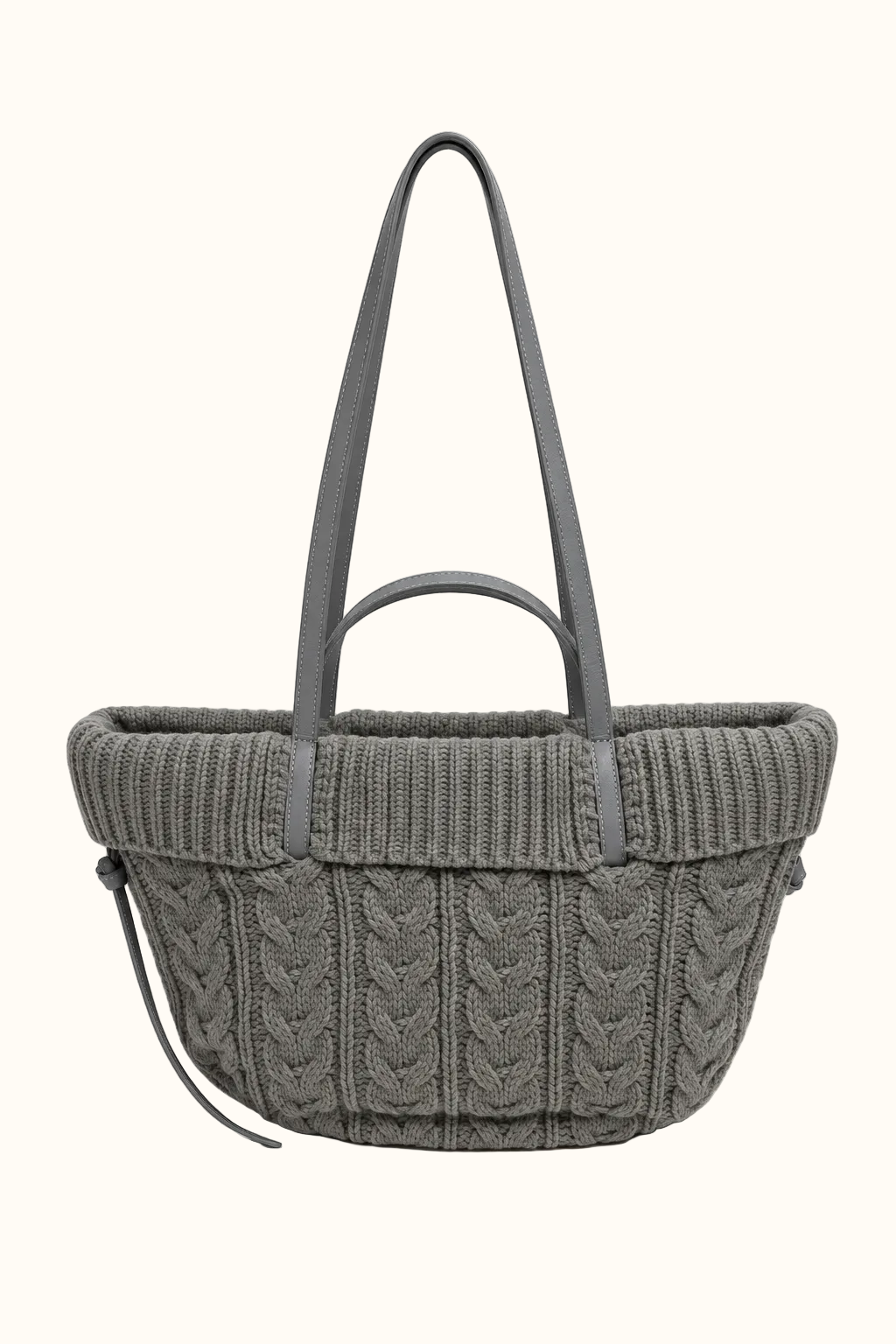 The Vita –Knit Leather Tote