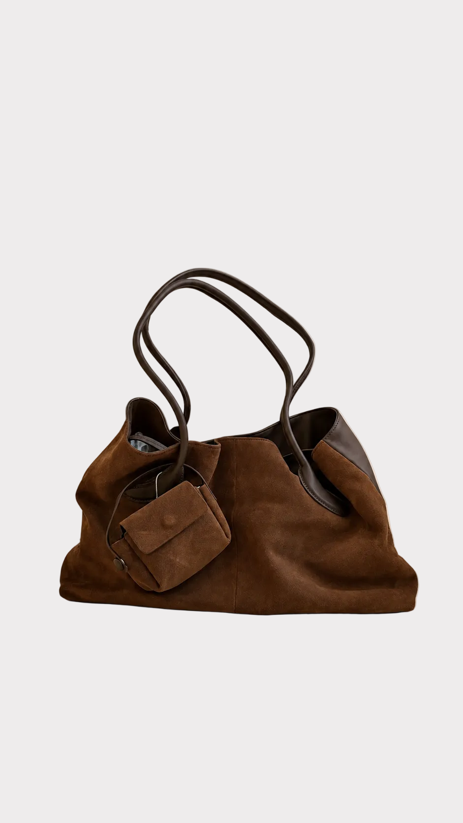 The Wynona –Leather Suede Bag